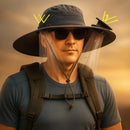 Chapéu de Sol com Ventilador Solar – Refresque-se com Estilo e Proteção em Qualquer Lugar!